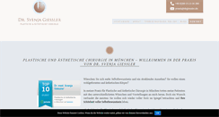 Desktop Screenshot of plastische-chirurgie-giessler.de